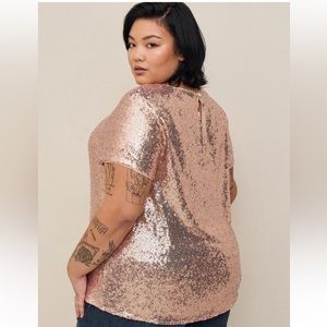 Sequin top. New never worn. Size 1 Torrid